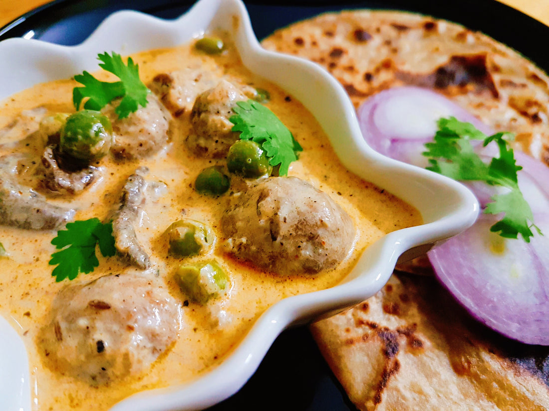 Mushroom Matar Malai