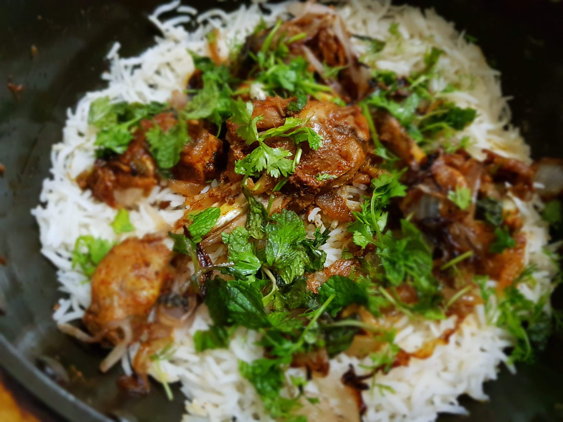 How to make a Hyderabadi Chicken Biryani