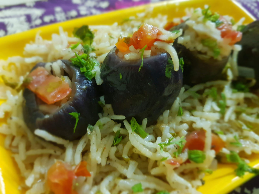 Lebanese Stuffed Eggplant