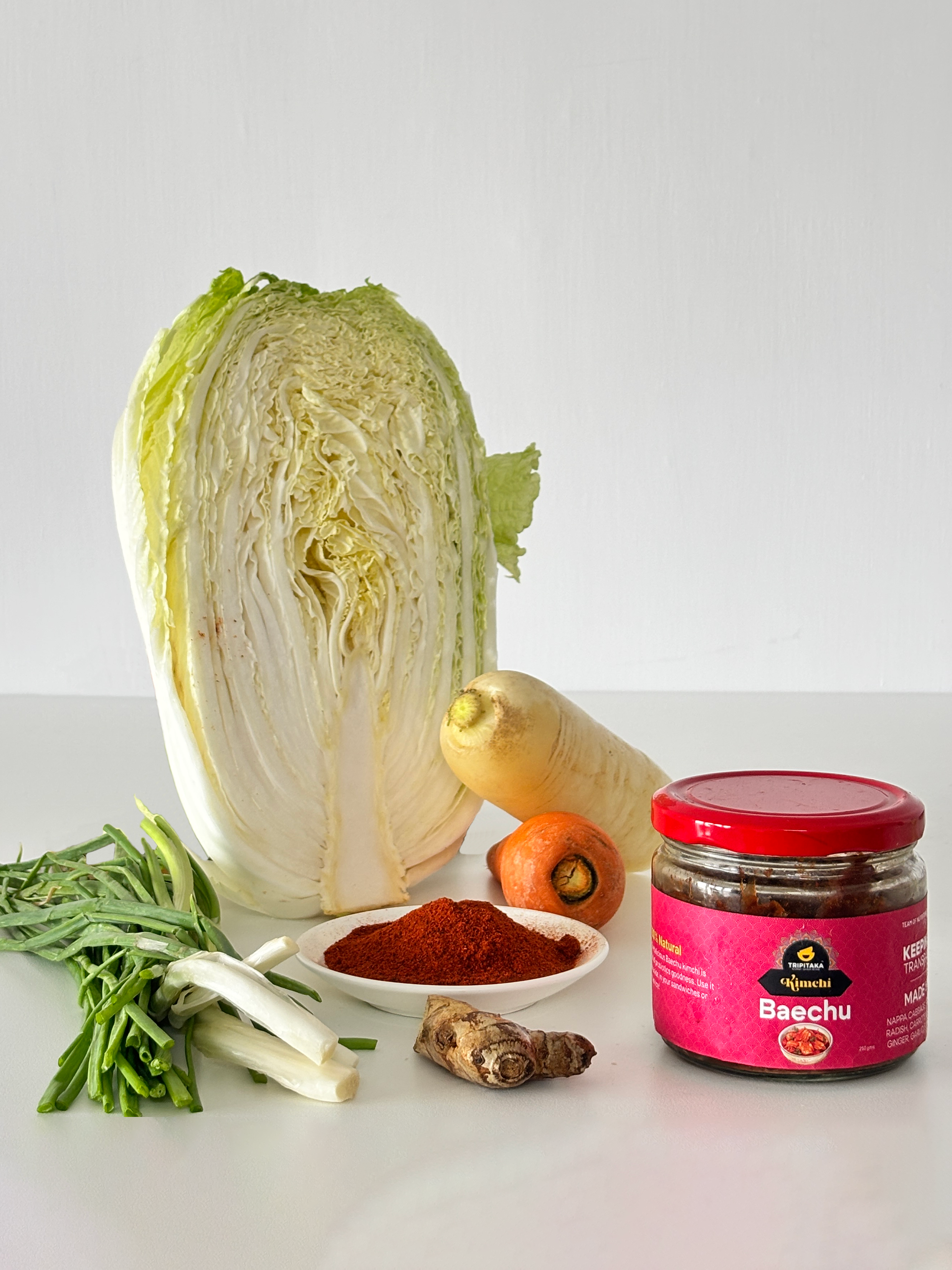 Baechu Kimchi  (Classic Korean Napa Cabbage Kimchi)