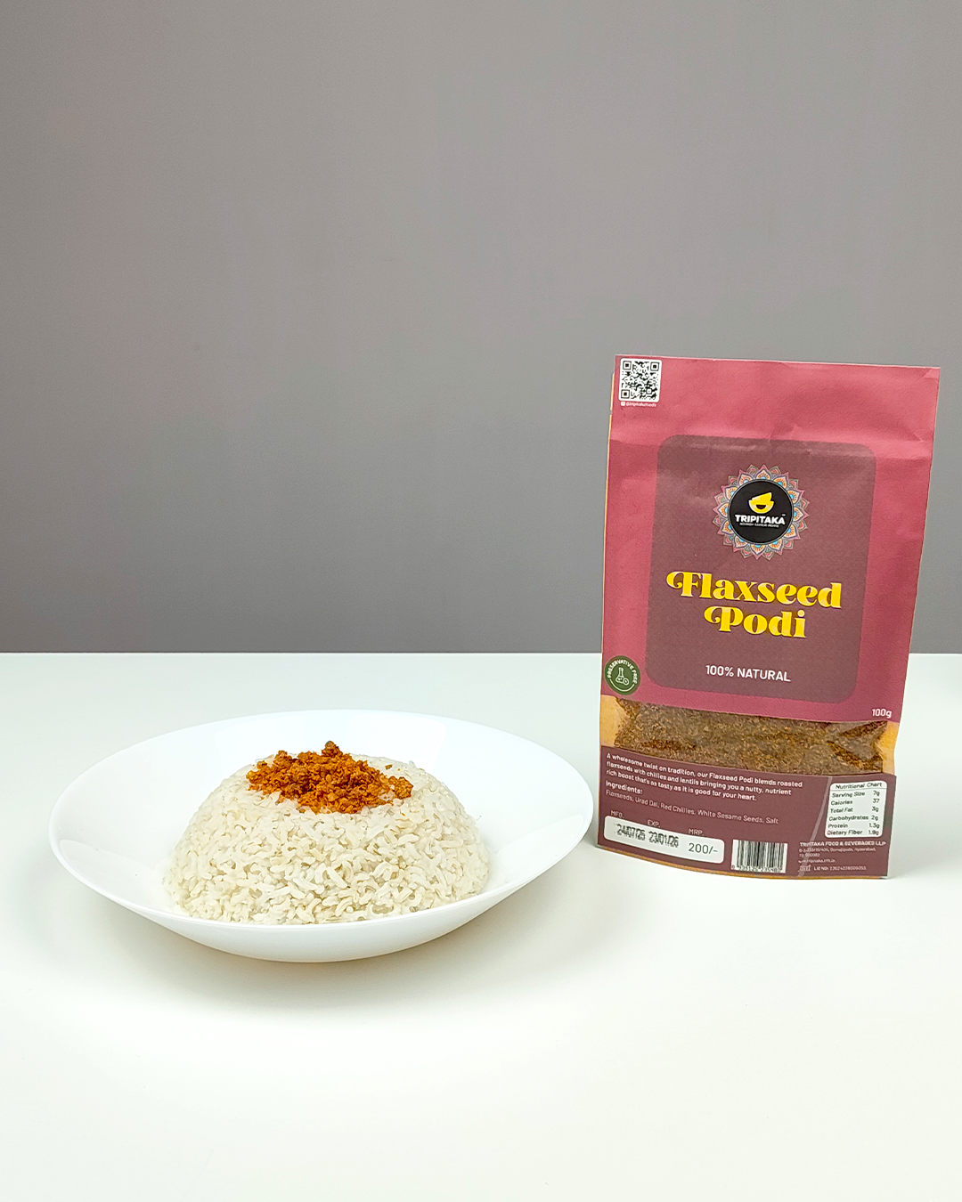 Flaxseed Podi  (Alsi Podi / Flaxseed Chutney Powder)