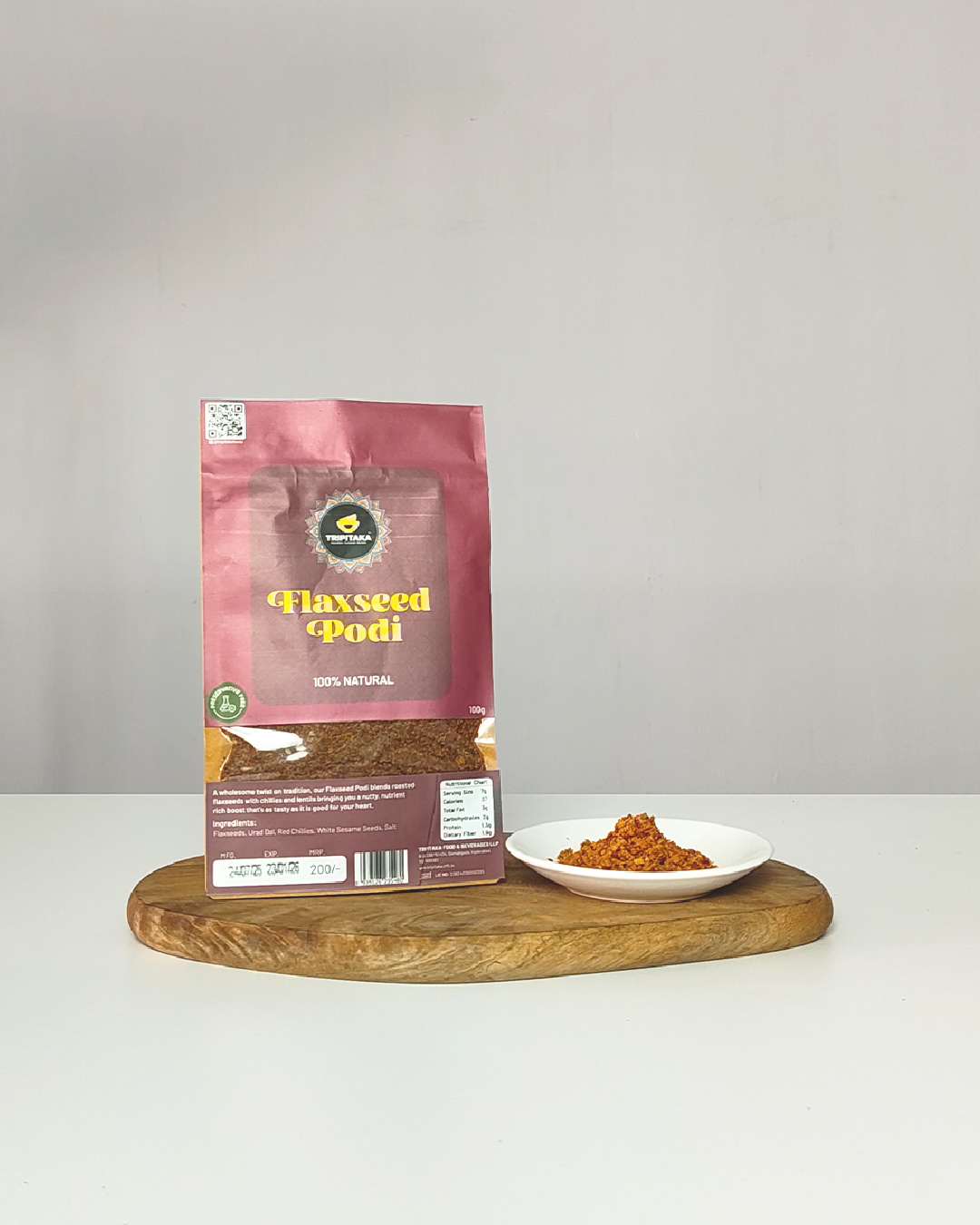 Flaxseed Podi  (Alsi Podi / Flaxseed Chutney Powder)