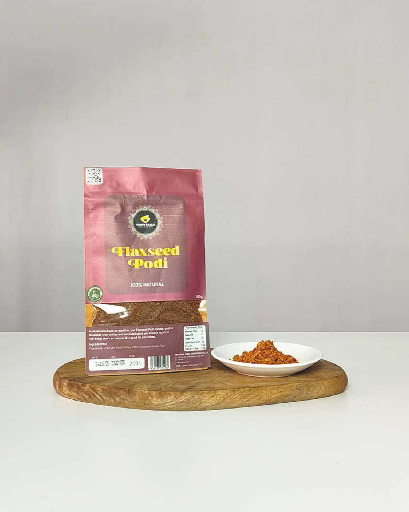 Flaxseed Podi (Alsi Podi / Flaxseed Chutney Powder) thumbnail 3