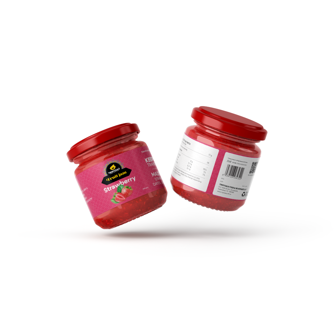 Strawberry Jam  (Sweetened with Dates)