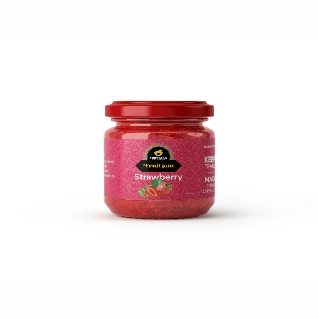 Strawberry Jam  (Sweetened with Dates)