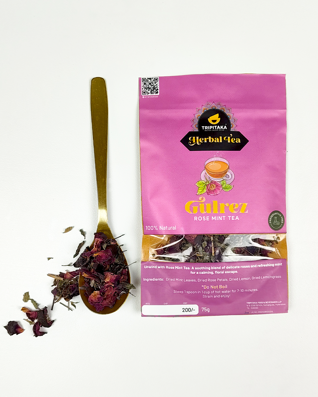 Gulrez  (Rose Green Tea)