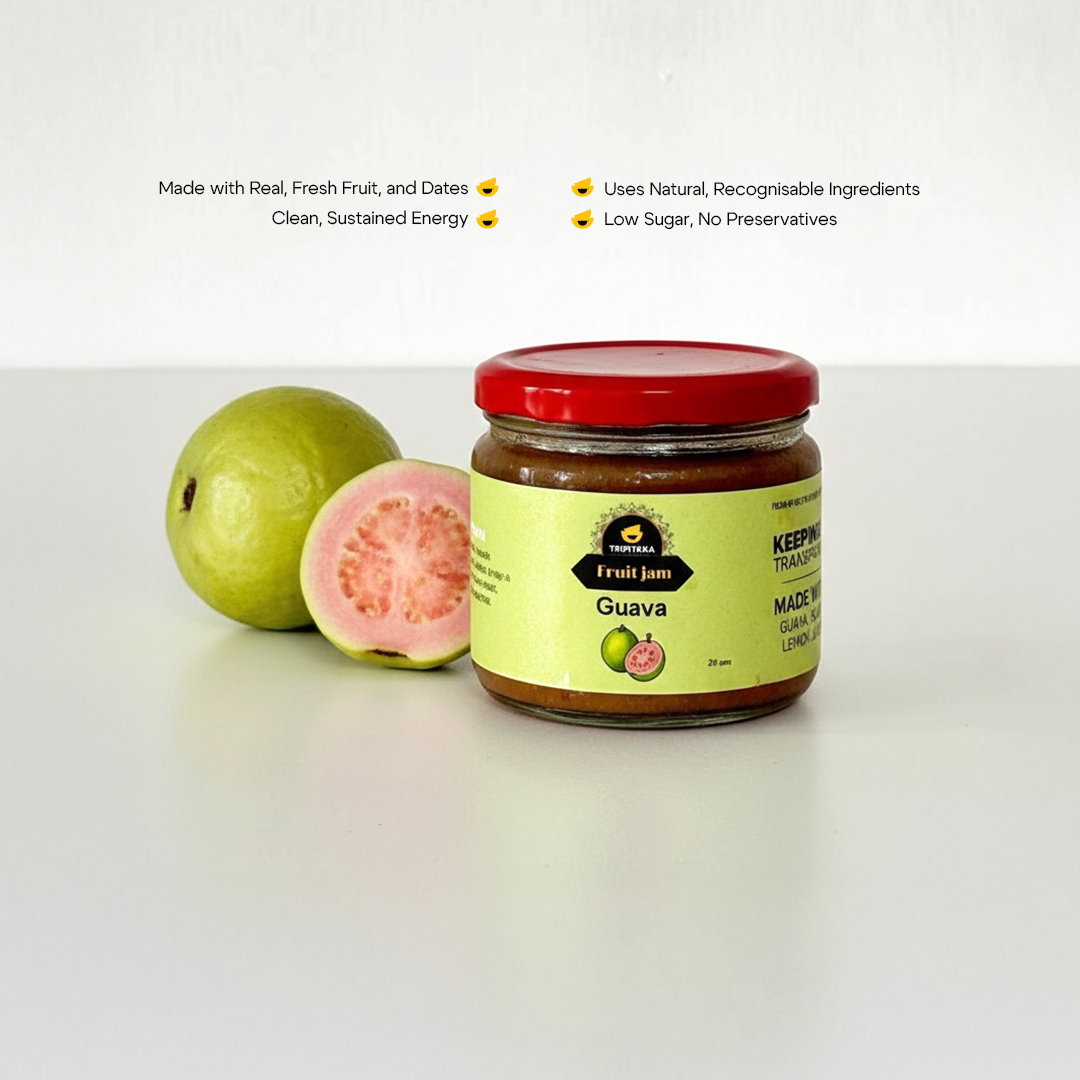 Guava Jam  (Sweetened with Dates)