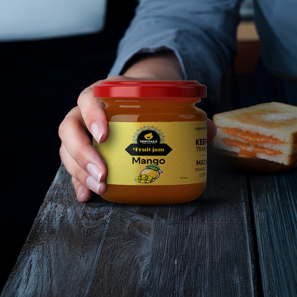 Mango Jam  (Sweetened with Dates)