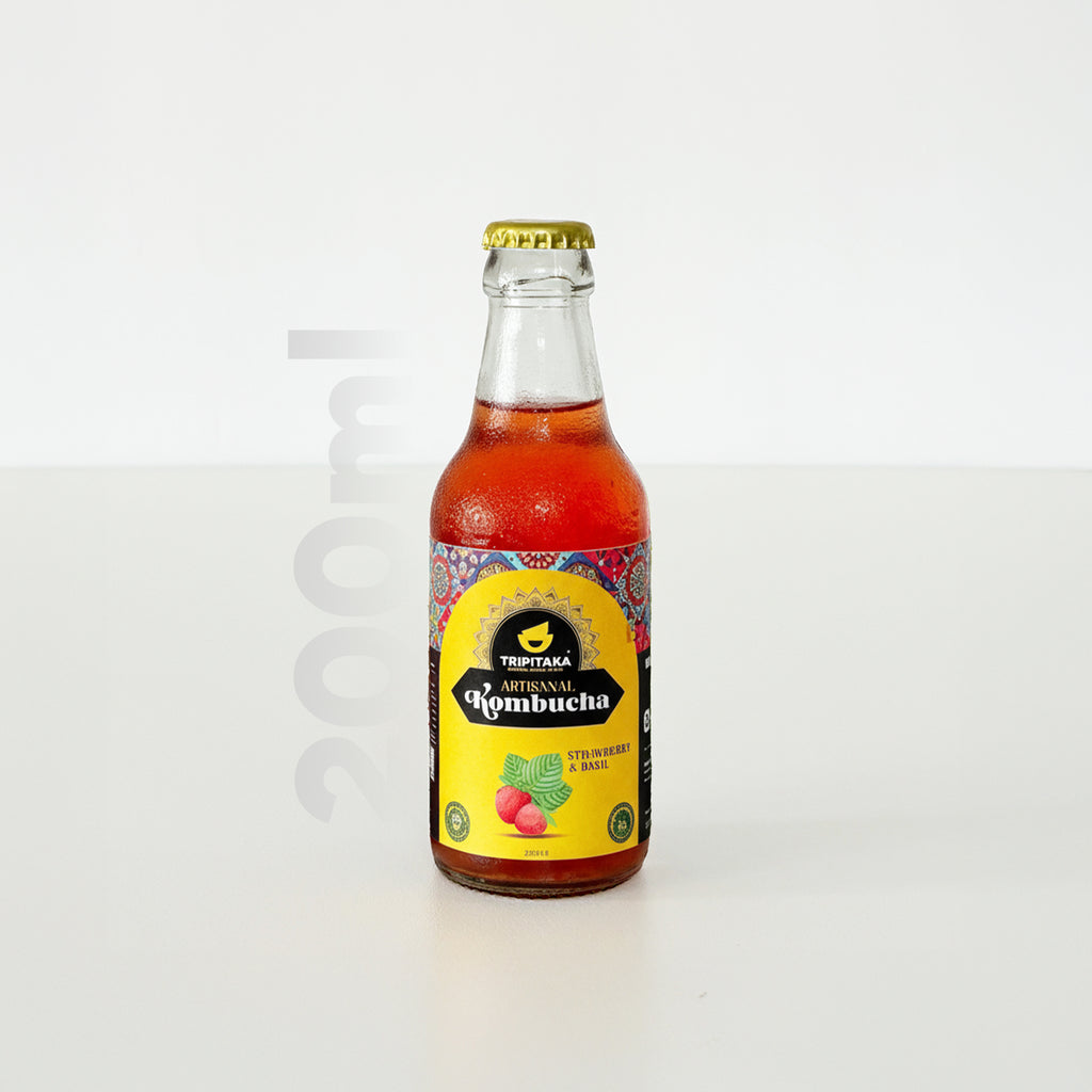 Strawberry & Basil Kombucha