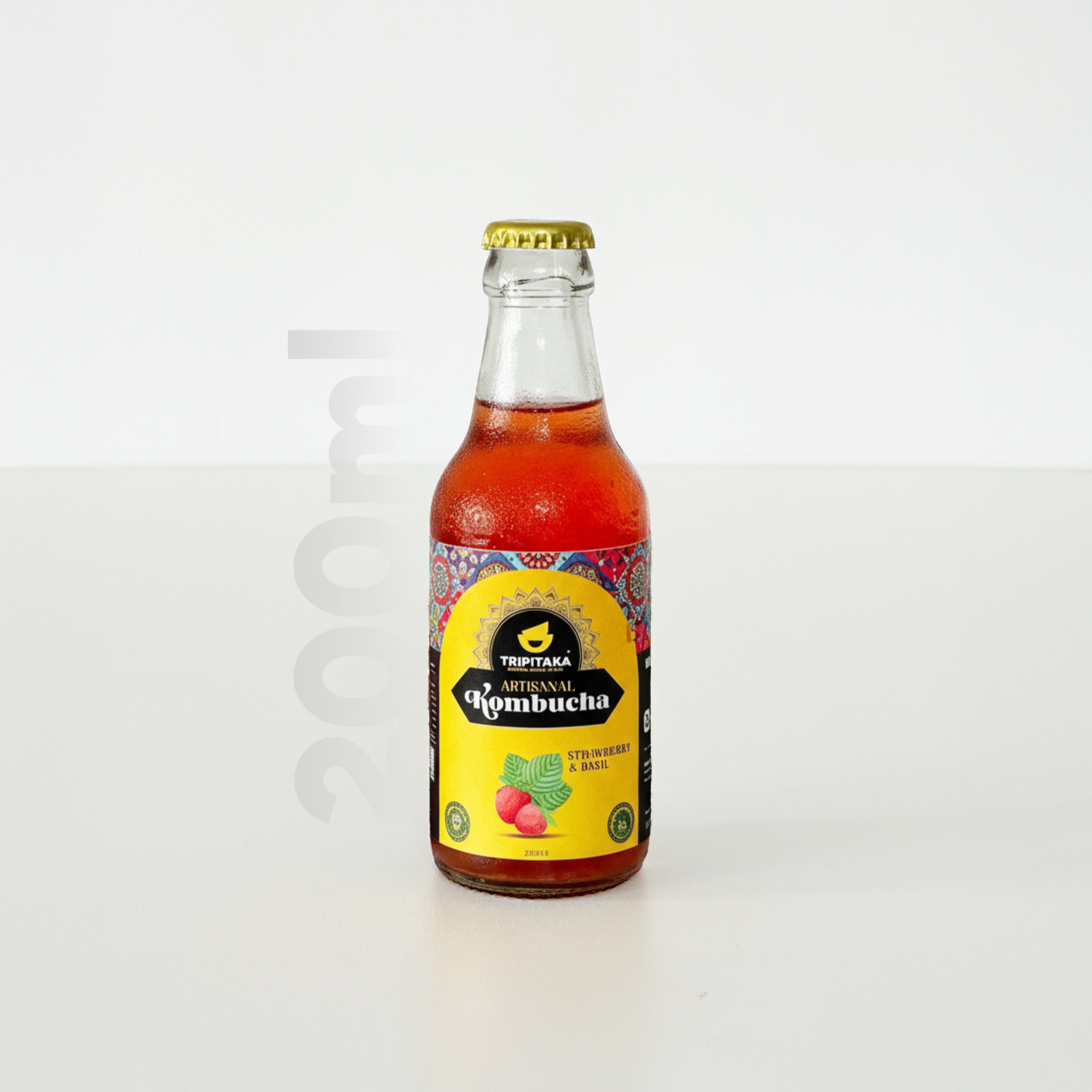 Strawberry & Basil Kombucha