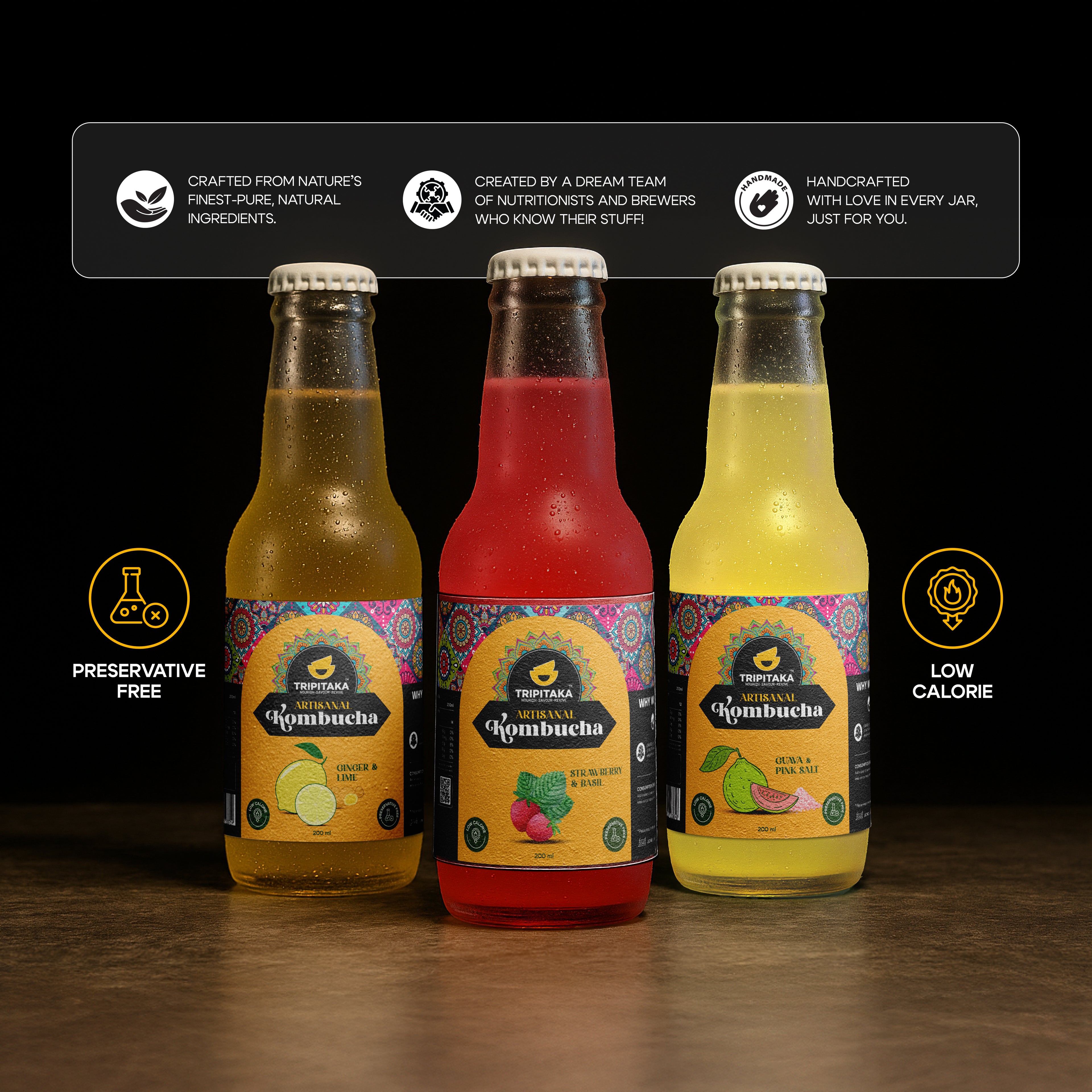 Strawberry & Basil Kombucha