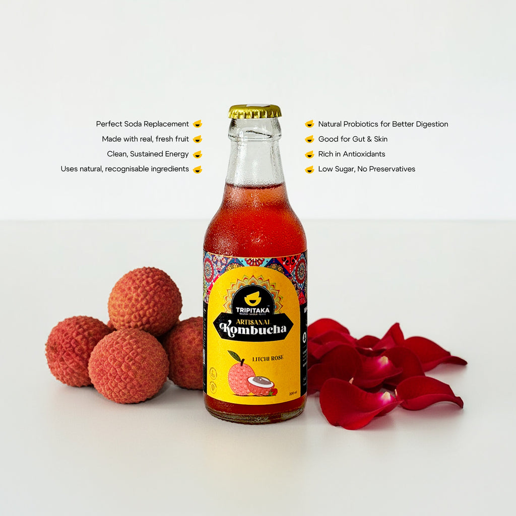 Litchi & Rose Kombucha