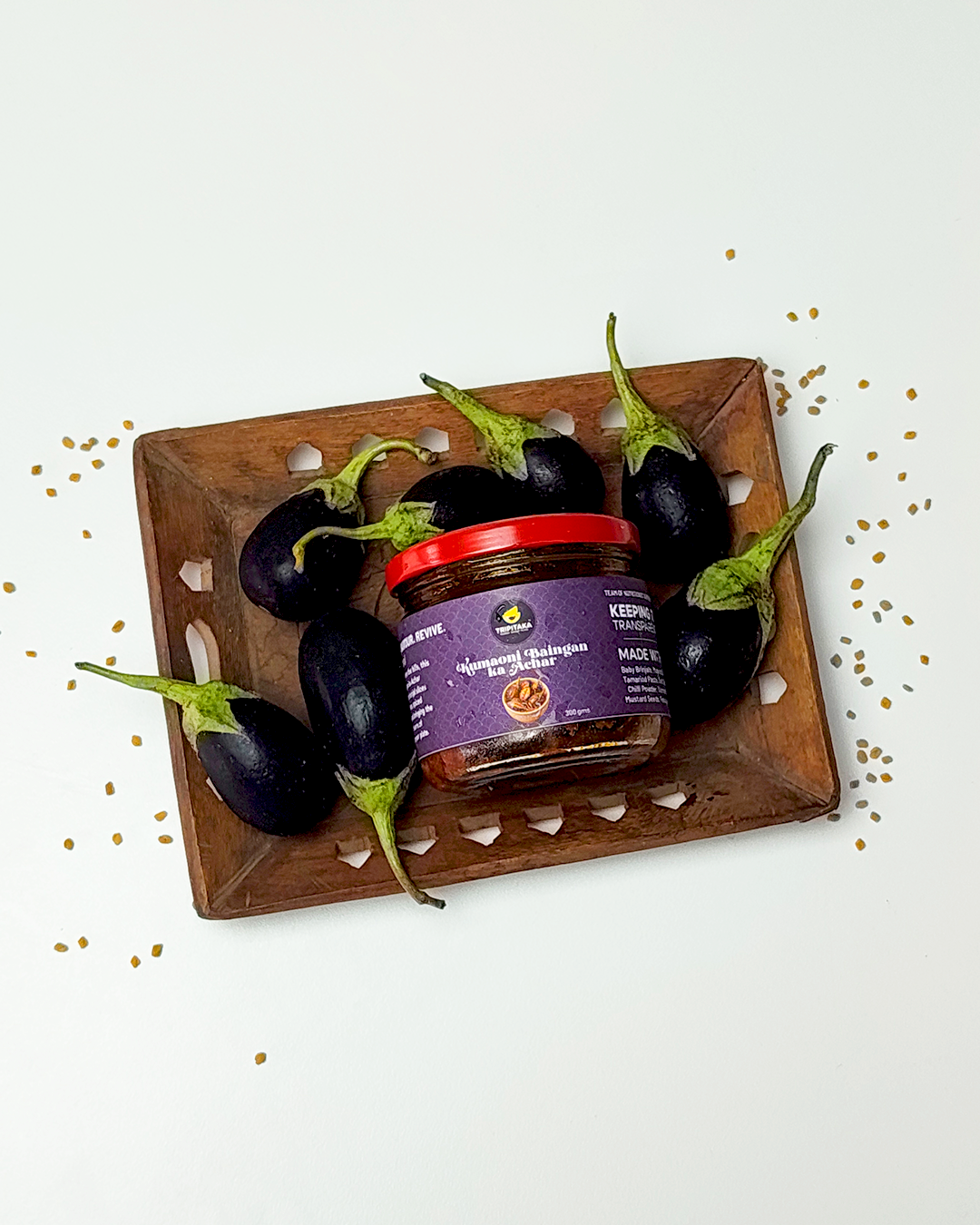 Kumaoni Baingan Ka Achar  (Uttarakhand-Style Brinjal Pickle)