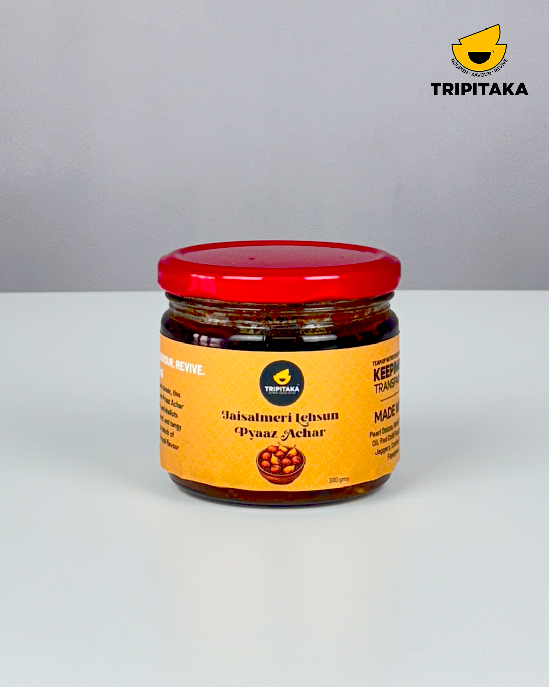 Jaisalmeri Lehsun & Pyaaz Ka Achar  (Rajasthani Garlic and Onion Pickle)